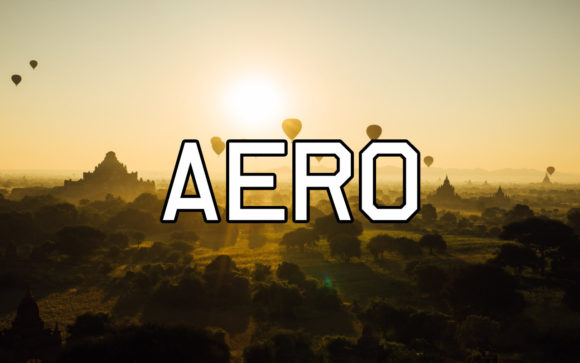 Aero: A Stunning Geometric Sans Serif for Modern Design