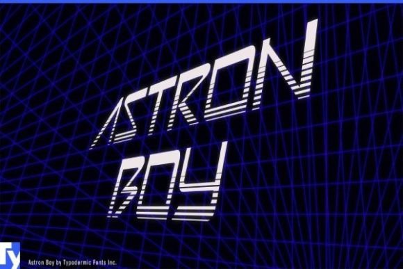 Astron Boy: A Retro-Futuristic Typeface