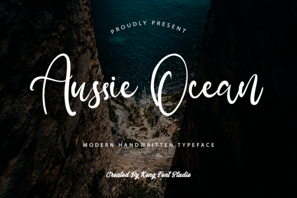 Aussie Ocean: A Modern Handwritten Script Font