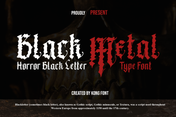 Black Metal: A Modern Blackletter Typeface for Designers