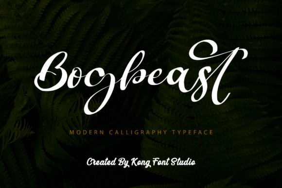 Bogbeast: Your Playful Handwritten Script Font
