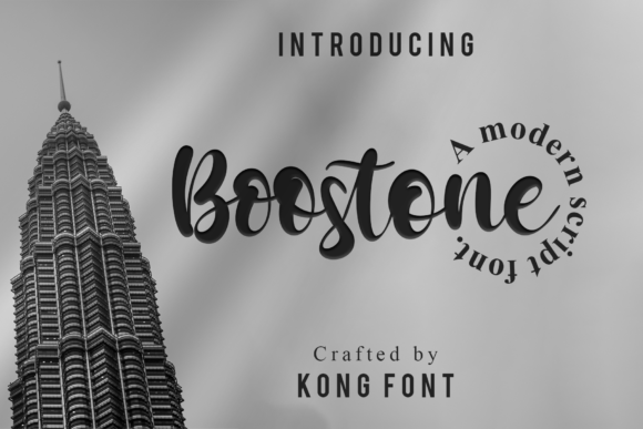 Boostone: A Modern Handwritten Script Font