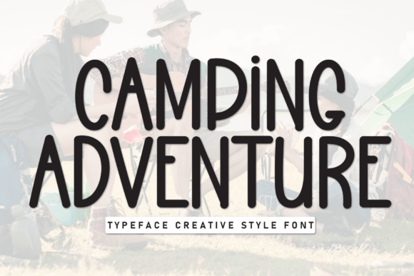 Camping Adventure: A Breezy Display Font for Creative Projects