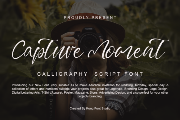 Capture Moment: The Playful Handwritten Script Font