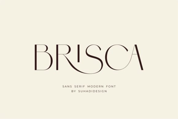 Discover Brisca: The Modern Sans Serif Font for Elegant Designs