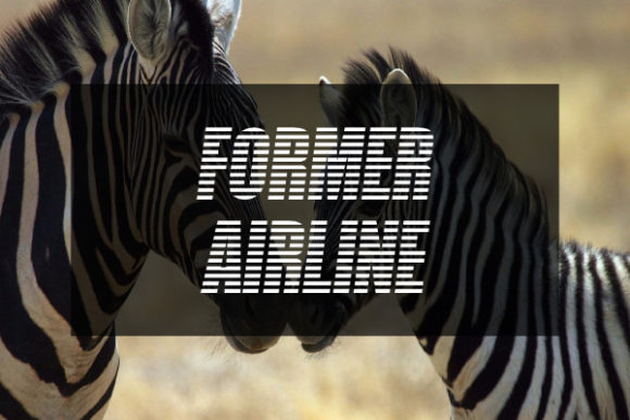 Former Airline: A Bold Decorative Font for Standout Design