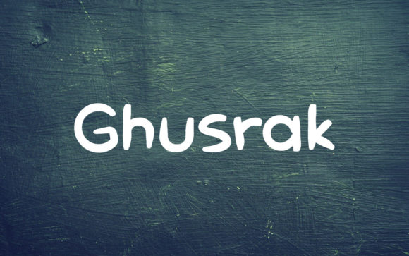 Ghusrak: A Beautiful Flowing Font for Creative Designs