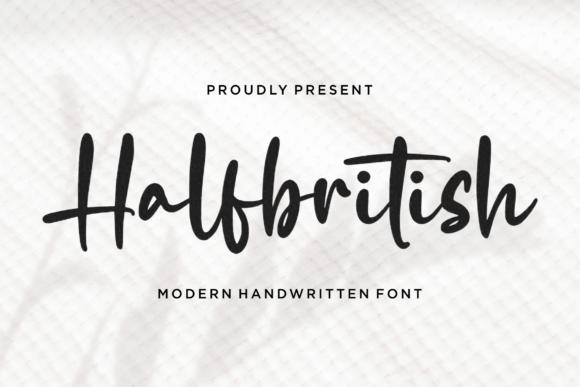 Halfbritish: A Ravishing Script Font for Creative Designs