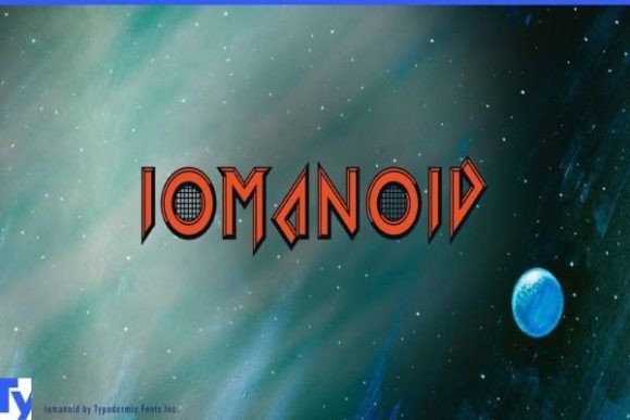 Iomanoid: A Retro Video Game-Inspired Typeface
