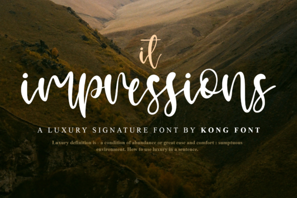 It Impressions: A Playful Handwritten Typeface for Creative Projects