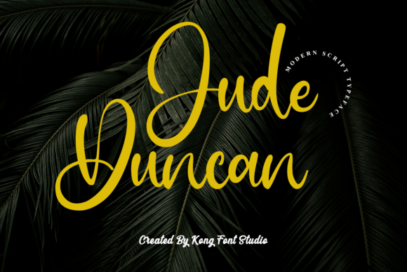 Jude Duncan: A Playful Handwritten Font for Creative Projects