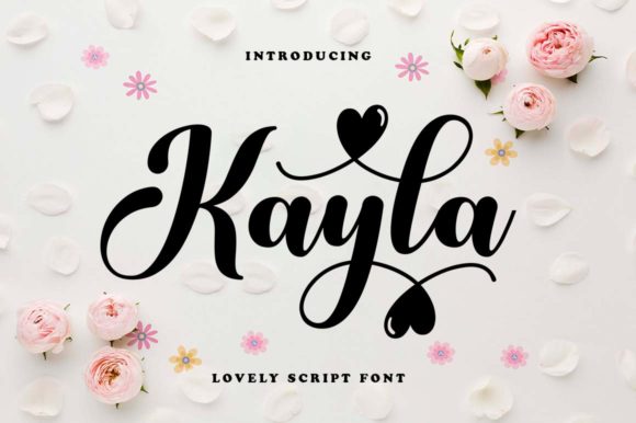 Kayla: A Handwritten Font for Creative Projects