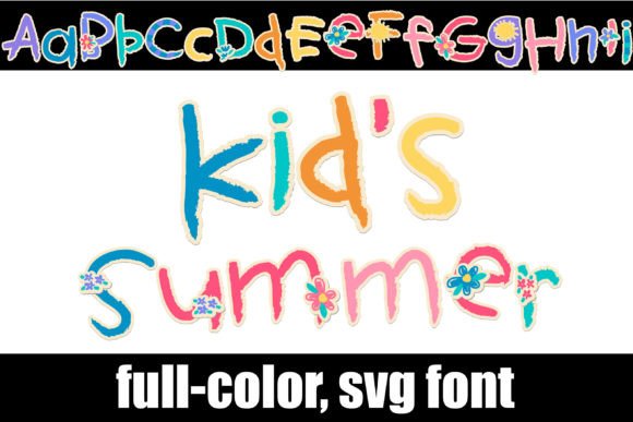Kid's Summer: A Playful Font for Creative Projects