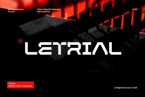 Letrial: The Industrial Sans-Serif for Powerful Design