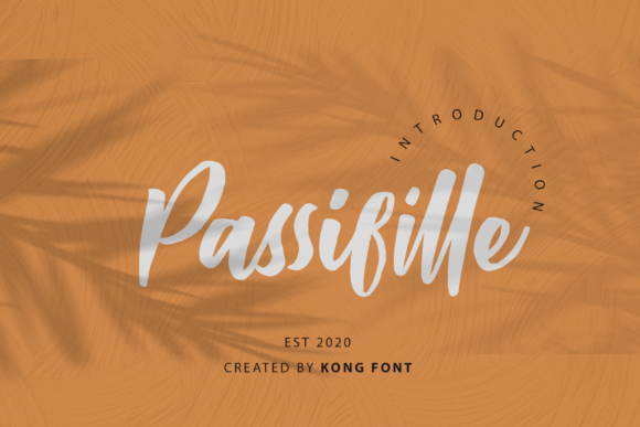 Passifille: A Playful Script Font for Modern Creators