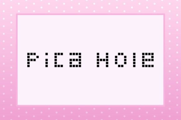 Pica Hole: A Modern Font for Creative Projects