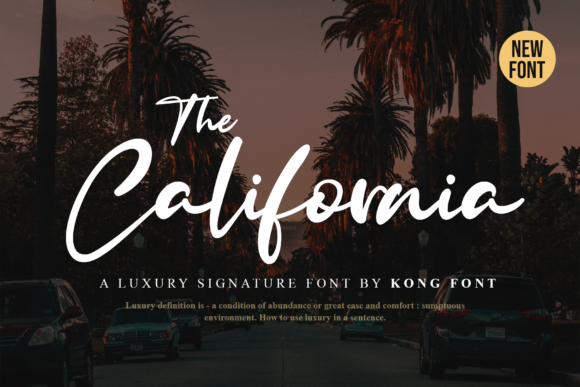 The California Font: A Modern Handwritten Script