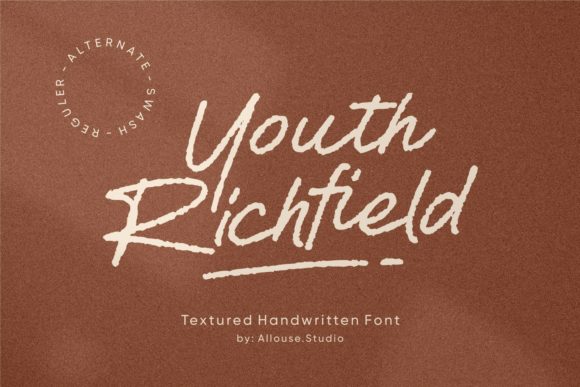Youth Richfield: A Handwritten Font for Elegant Designs